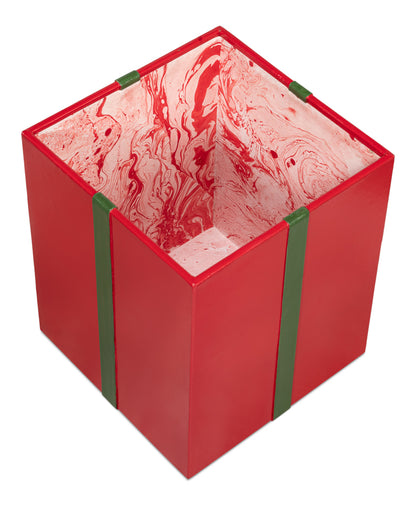 Ferrell Leather Holiday Boxes S/3 Red