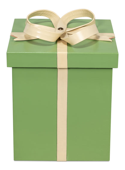 FERRELL LEATHER HOLIDAY BOXES,S/3,GREEN