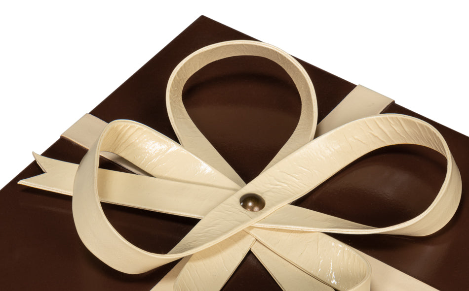 Ferrell Leather Holiday Boxes S/3 Choco
