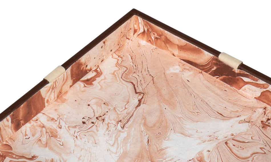 Ferrell Leather Holiday Boxes S/3 Choco