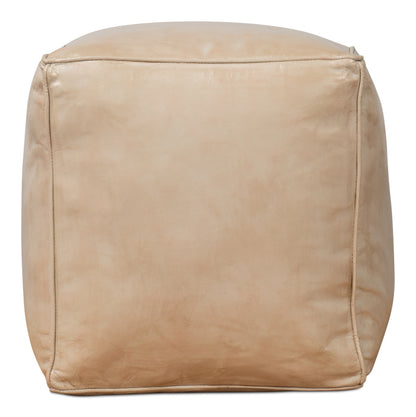 Sunday Afternoon Leather Cube, Taupe