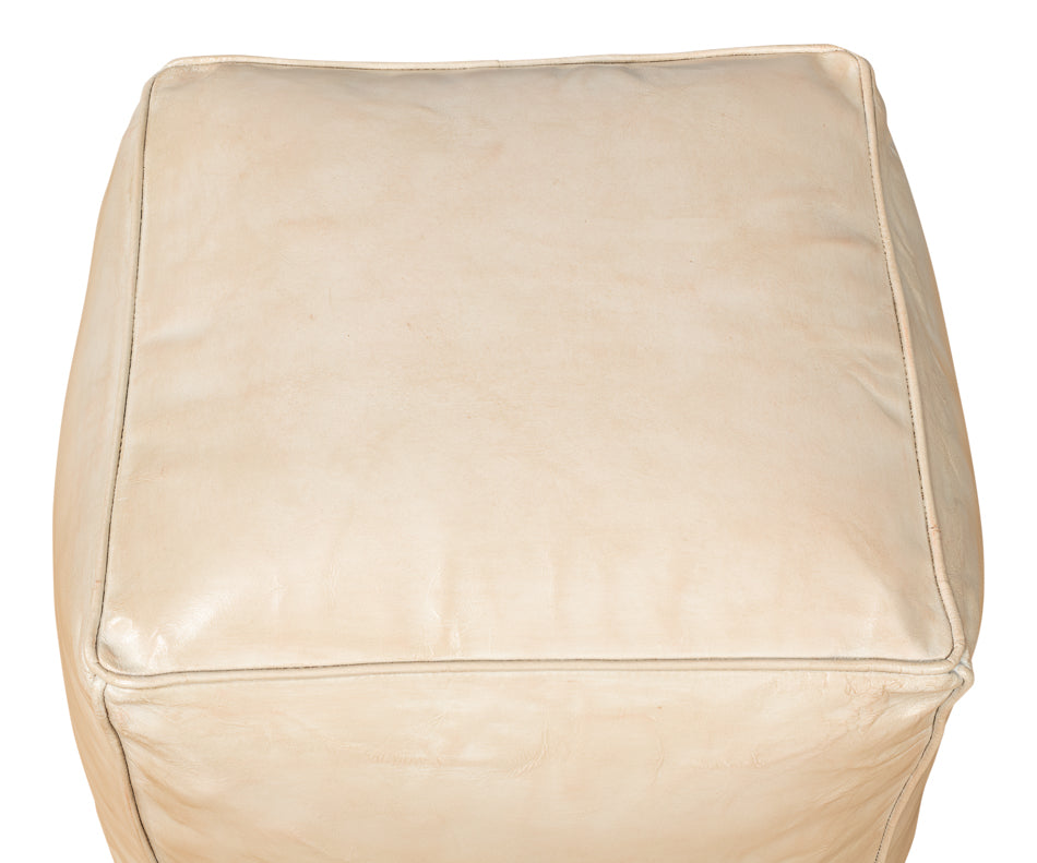 Sunday Afternoon Leather Cube, Taupe