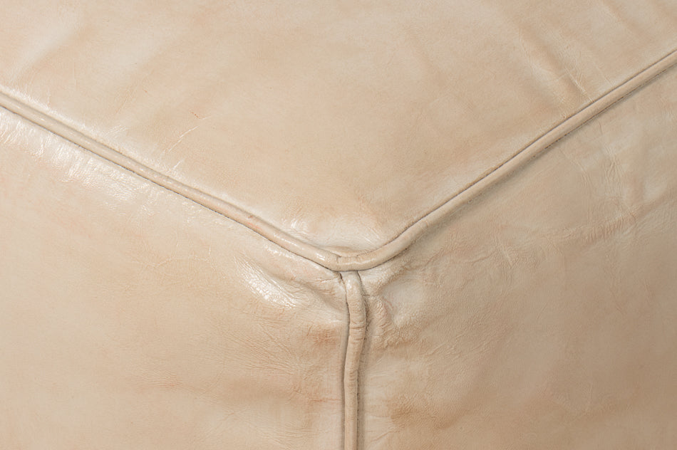 Sunday Afternoon Leather Cube, Taupe