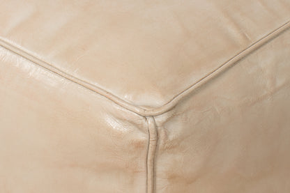 Sunday Afternoon Leather Cube, Taupe