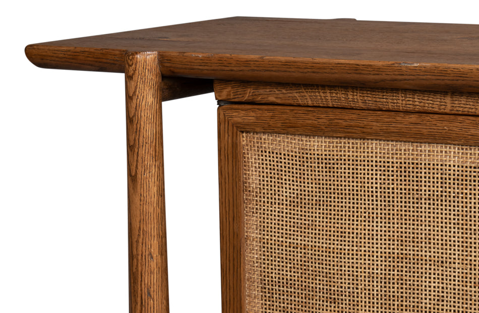 Nido Handcrafted Reclaimed Oak Rattan