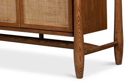Nido Handcrafted Reclaimed Oak Rattan