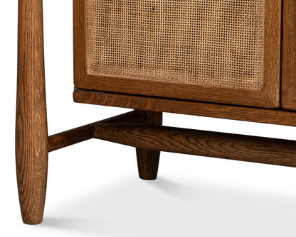 Nido Handcrafted Reclaimed Oak Rattan