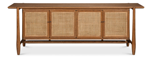 Nido Handcrafted Reclaimed Oak Rattan