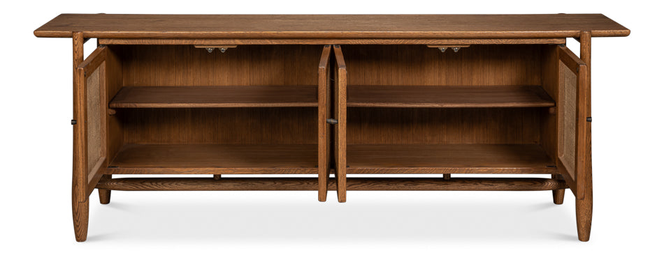 Nido Handcrafted Reclaimed Oak Rattan