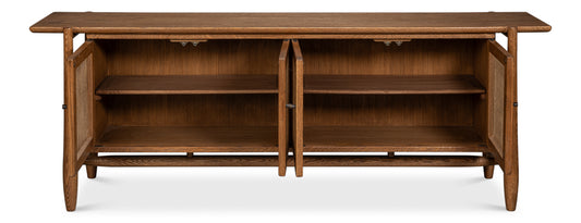 Nido Handcrafted Reclaimed Oak Rattan
