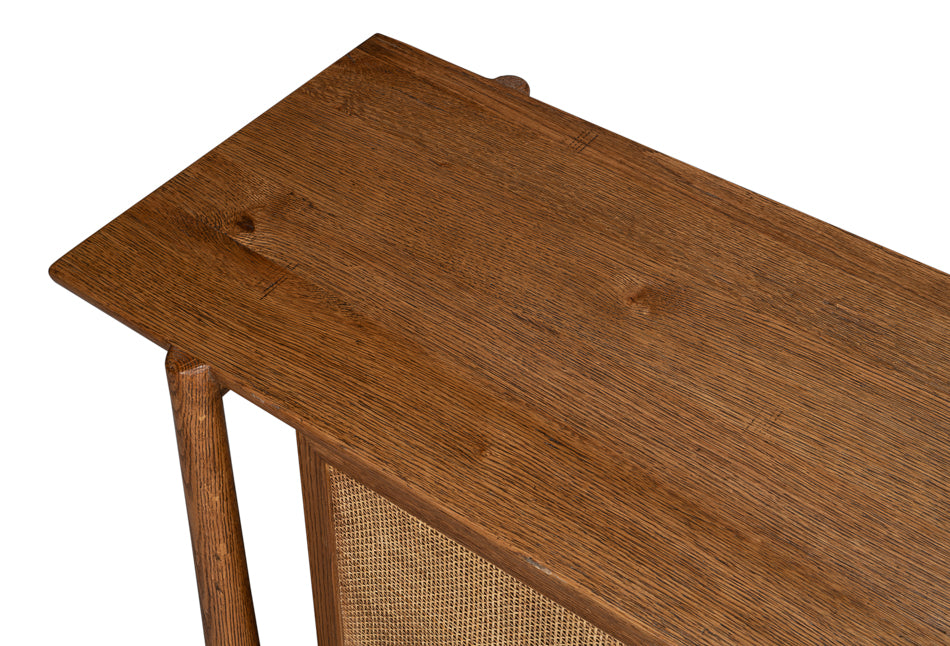 Nido Handcrafted Reclaimed Oak Rattan