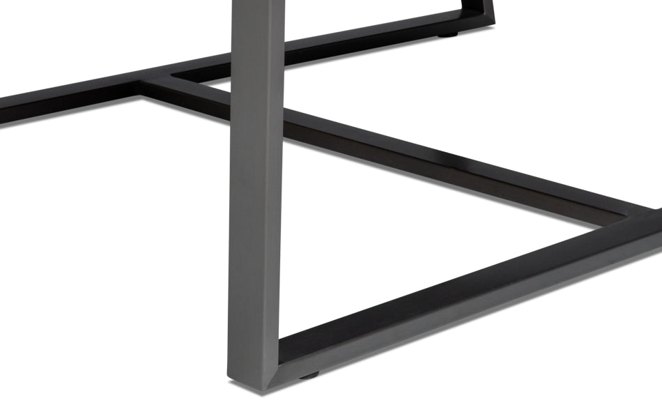 Edmonds Distilled Leather Chair Onyx Black
