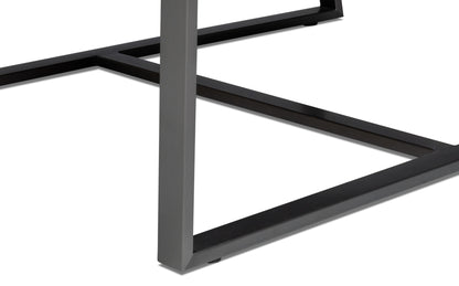 Edmonds Distilled Leather Chair Onyx Black