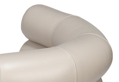 Rondo Occasional Leather Chair White