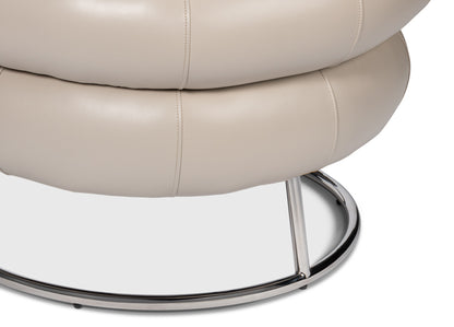 Rondo Occasional Leather Chair White