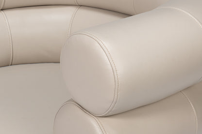 Rondo Occasional Leather Chair White