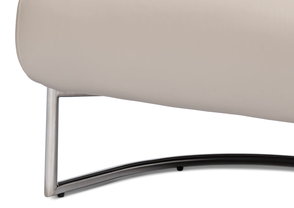 Rondo Occasional Leather Chair White