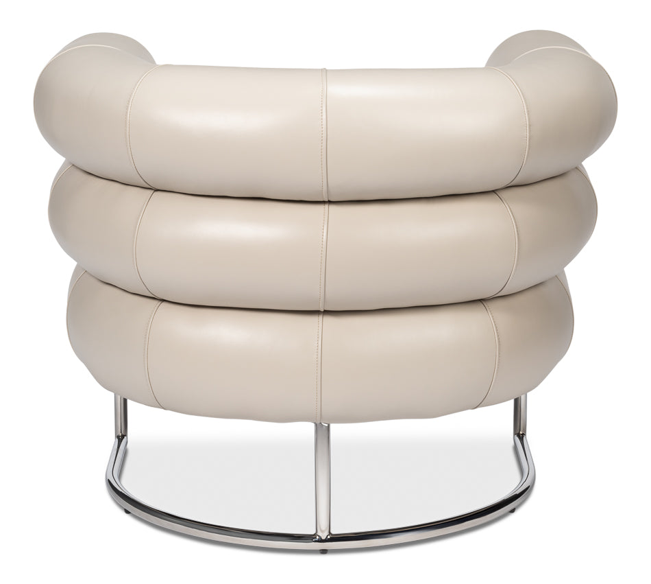 Rondo Occasional Leather Chair White