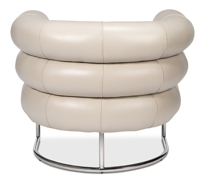 Rondo Occasional Leather Chair White