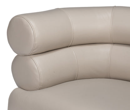 Rondo Occasional Leather Chair White