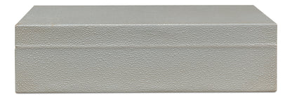Gatsburg Shagreen Box Storm Grey Set Of 3