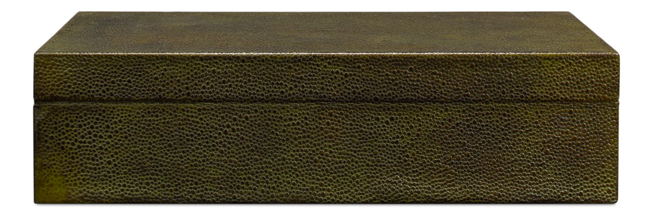 Gatsburg Shagreen Box Leaf Set Of 3