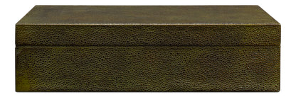 Gatsburg Shagreen Box Leaf Set Of 3