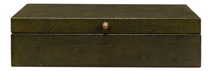 Gatsburg Shagreen Box Leaf Set Of 3
