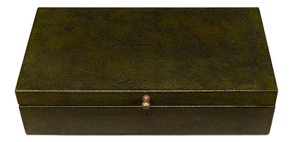 Gatsburg Shagreen Box Leaf Set Of 3
