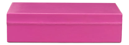 Gatsburg Shagreen Box Pink Set Of 3
