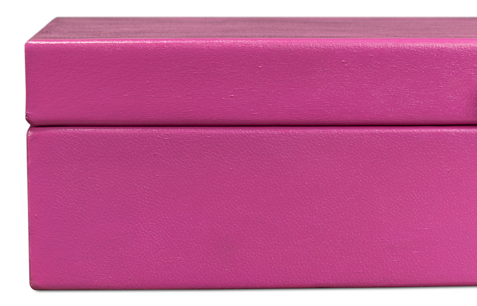 Gatsburg Shagreen Box Pink Set Of 3