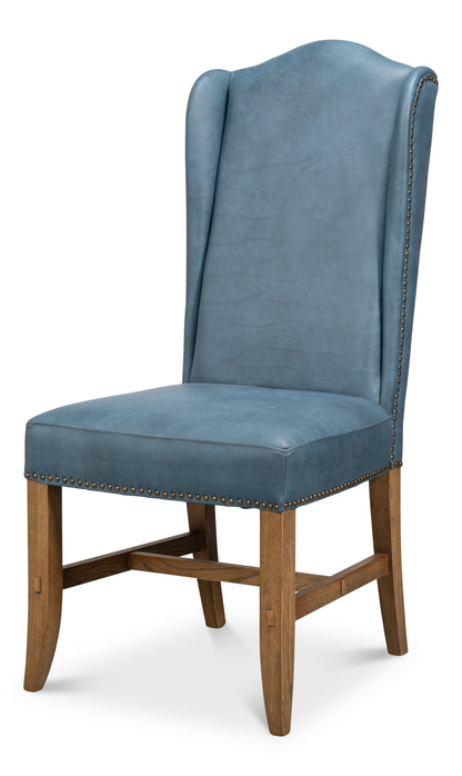 Mercado High Back Dining Chair Blue