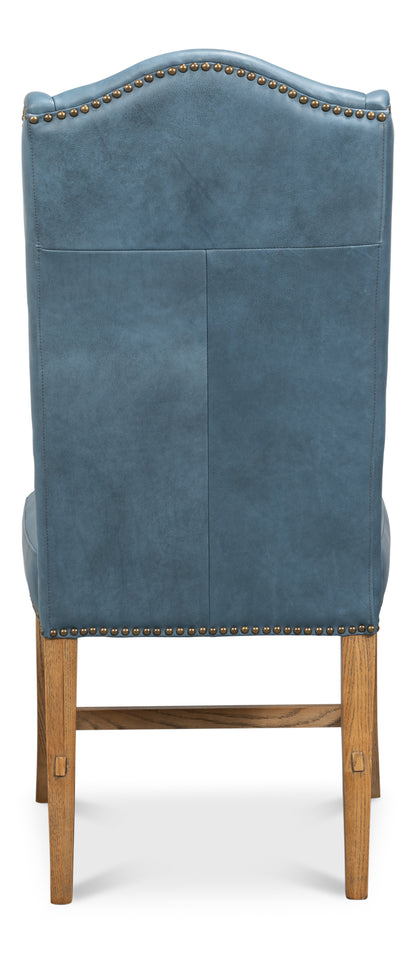 Mercado High Back Dining Chair Blue