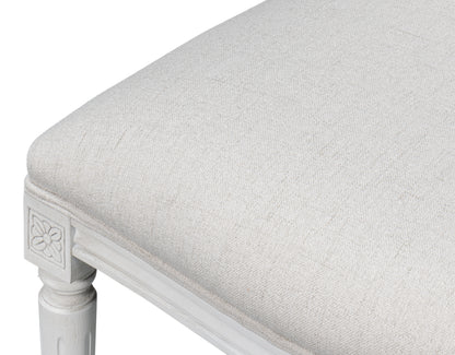 Hugo Oval Side Chair Cortina White White