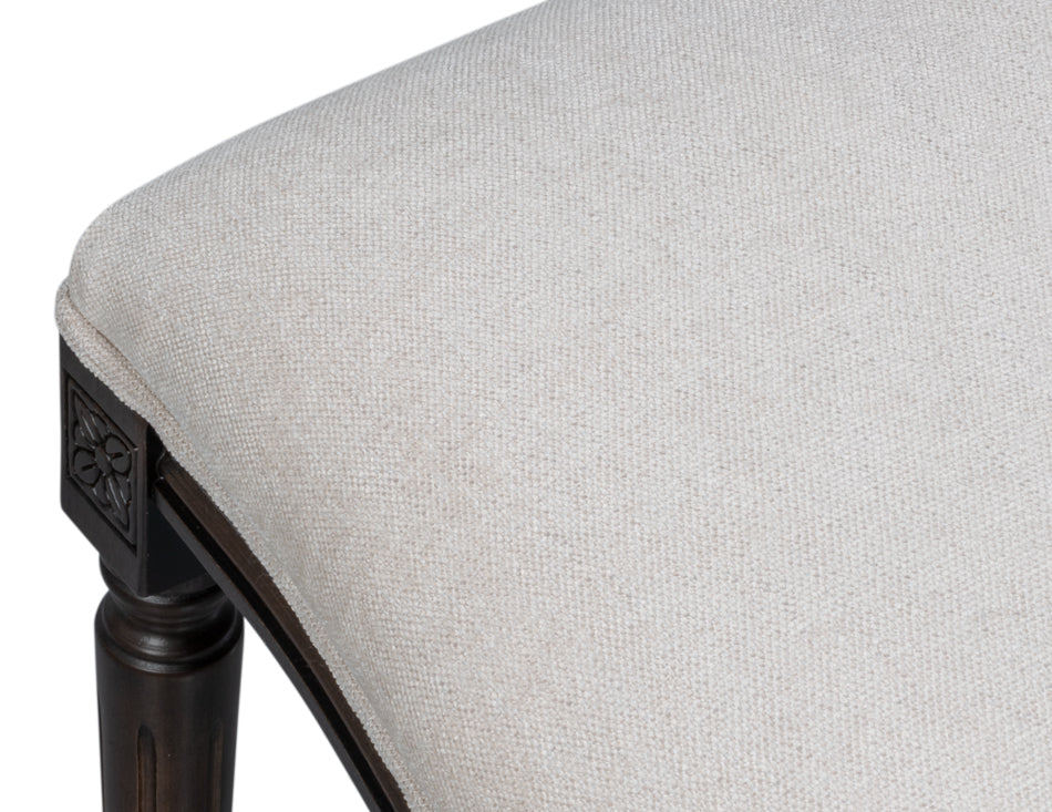 Hugo Oval Side Chair,Nero (Set of 2)