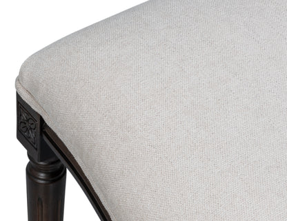 Hugo Oval Side Chair,Nero (Set of 2)