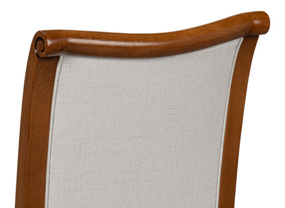 Polk Fabric Side Chair Brown