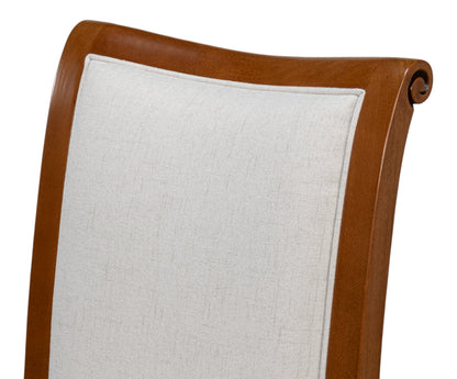 Polk Fabric Side Chair Brown