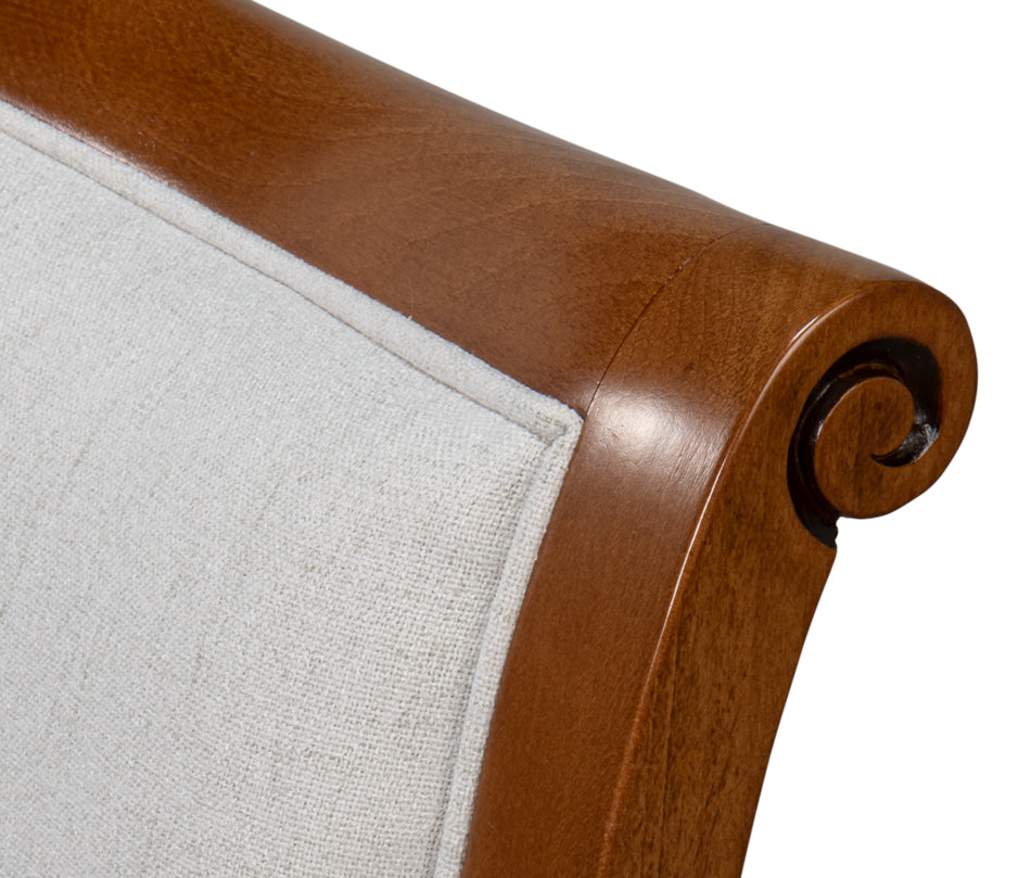 Polk Fabric Side Chair Brown