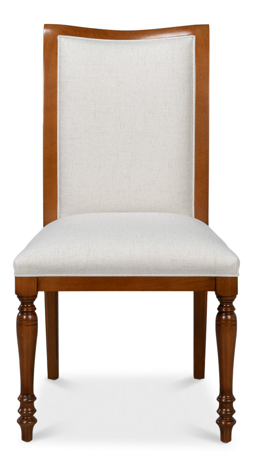 Polk Fabric Side Chair, Brown