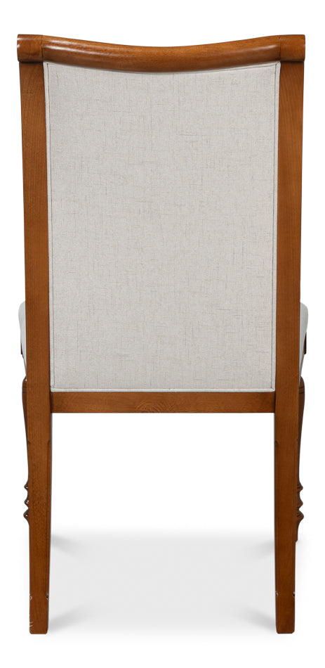 Polk Fabric Side Chair Brown