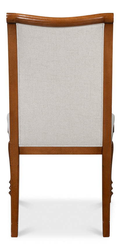 Polk Fabric Side Chair Brown