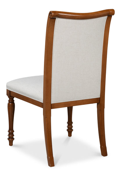 Polk Fabric Side Chair Brown