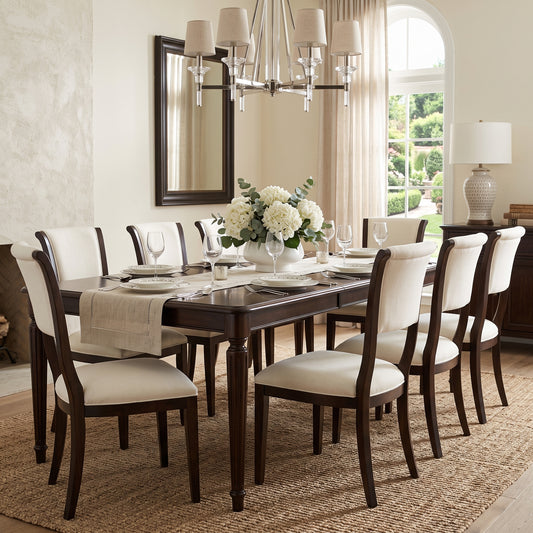 Trophy Elegant Side Chair,Nero (Set of 2)