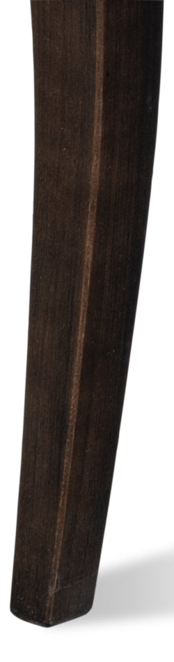 TROPHY ELEGANT SIDE CHAIR NERO TAUPE VELVET