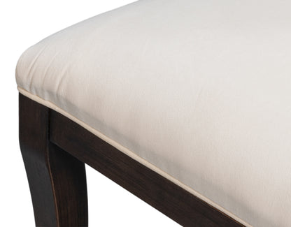 TROPHY ELEGANT SIDE CHAIR NERO TAUPE VELVET