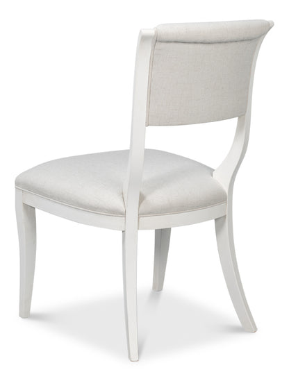 Trophy Elegant Side Chair, Cream