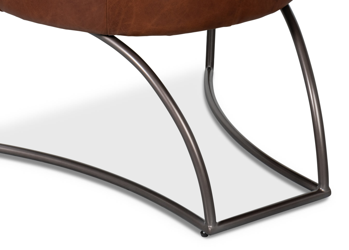 Nagel Distilled Leather Chair Brown