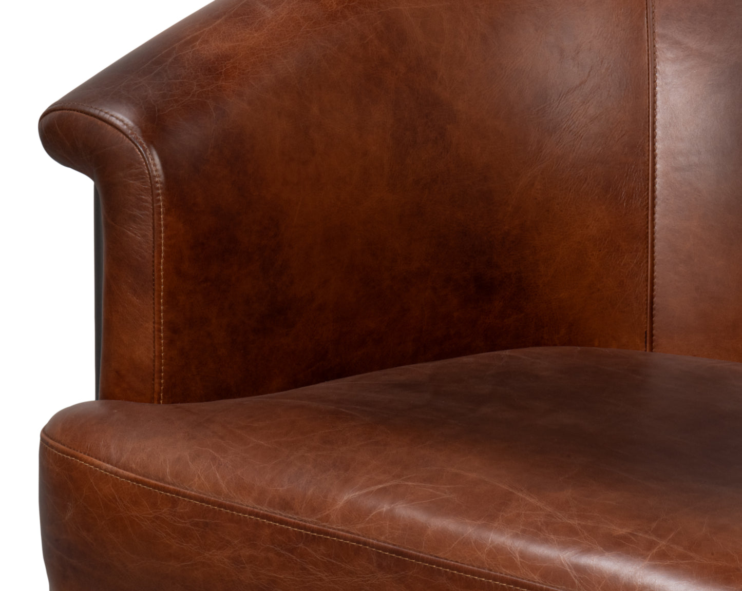 Nagel Distilled Leather Chair Brown