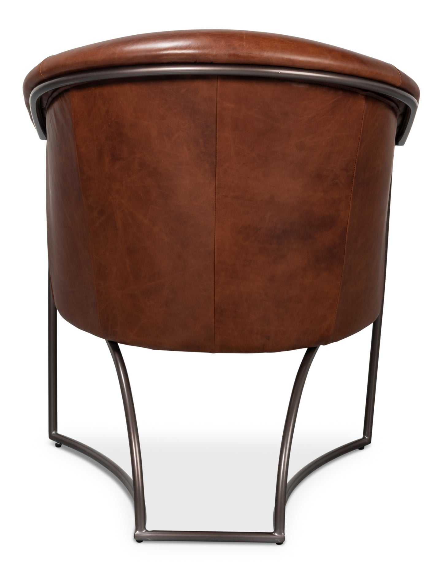 Nagel Distilled Leather Chair Brown